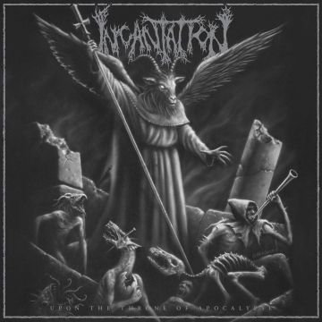 INCANTATION - UPON THE THRONE OF APOCALYPSE (REISSUE) (BLACK ICE WITH SILVER &
