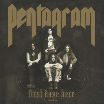 PENTAGRAM - FIRST DAZE HERE (SWAMP GREEN & TRANSLUCENT GOLD HALF & HALF WITH
