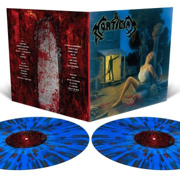 MORTICIAN - CHAINSAW DISMEMBERMENT (2LP/ROYAL BLUE WITH BLOOD RED, RED & BLAC