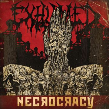 EXHUMED - NECROCRACY (BLOOD RED WITH SPLATTER VINYL)