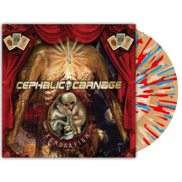CEPHALIC CARNAGE - XENOSAPIEN (CUSTOM COLOR IN COLOR WITH SPLATTER VINYL)