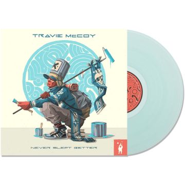 TRAVIE MCCOY - NEVER SLEPT BETTER (BLUE VINYL)