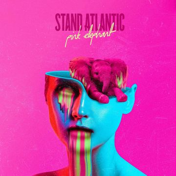 STAND ATLANTIC - PINK ELEPHANT (BLACK GLITTER VINYL)