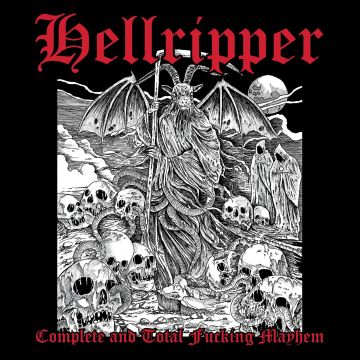 HELLRIPPER - COMPLETE & TOTAL FUCKING MAYHEM (WHITE VINYL)