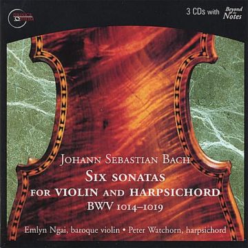JOHANN SEBASTIAN BACH - SONATAS FOR VIOLIN & HARPSICHO