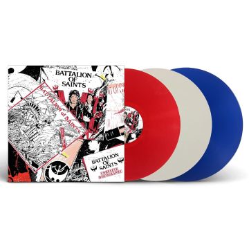 BATTALION OF SAINTS - COMPLETE DISCOGRAPHY (RED, WHITE & BLUE TRIPLE VINYL/3LP)
