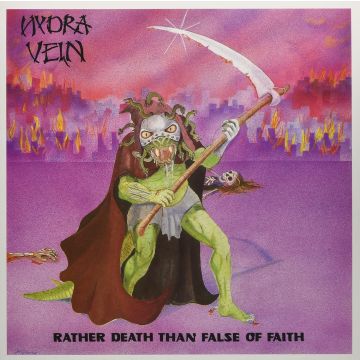 HYDRA VEIN - RATHER DEATH THAN FALSE OF FAITH (2LP/PURPLE/CLEAR SPLATTER VINYL