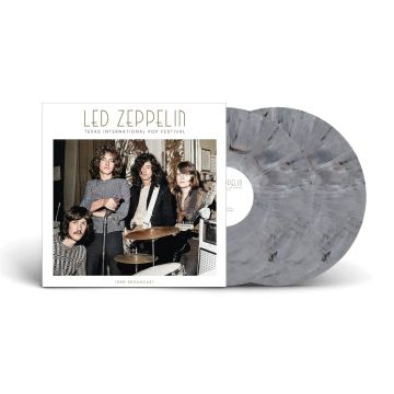 LED ZEPPELIN - TEXAS INTERNATIONAL POP FESTIVAL (GREY/BLACK SPLATTER VINYL)