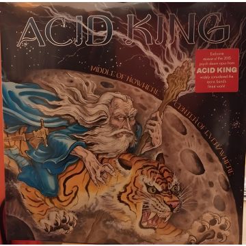 ACID KING - MIDDLE OF NOWHERE, CENTER OF EVERYWHERE (TRANSPARENT BLUE VINYL/2