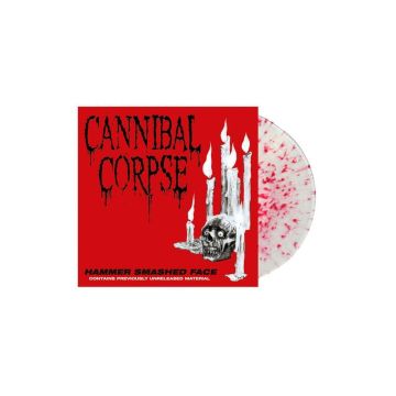 CANNIBAL CORPSE - HAMMER SMASHED FACE (CLEAR W/ RED SPLATTER VINYL)