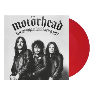 MOTORHEAD - BIRMINGHAM BLITZKRIEG 1977 (RED W/ BLACK SPLATTER VINYL)