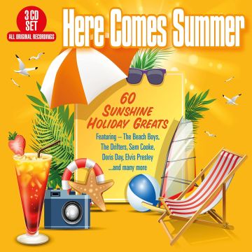 VARIOUS ARTISTS - HERE COMES SUMMER - 60 SUNSHINE HOLIDAY GREATS
