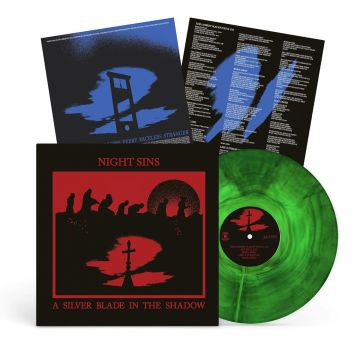 NIGHT SINS - SILVER BLADE IN THE SHADOW EP (GREEN & BLACK VINYL)