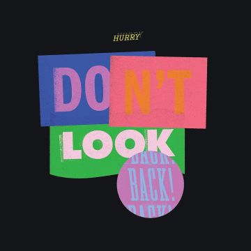 HURRY - DON'T LOOK BACK (PURPLE W/BLUE SPLATTER VINYL)