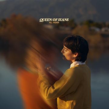 QUEEN OF JEANS - ALL AGAIN (AMBER GOLD SWIRL VINYL)