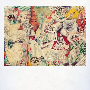 TEEN SUICIDE - HONEYBEE TABLE AT THE BUTTERFLY FEAST (CITRUS SWIRL VINYL)