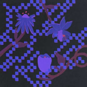 TRACE MOUNTAINS - INTO THE BURNING BLUE (BLUE VINYL)