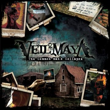 VEIL OF MAYA - COMMON MAN'S COLLAPSE (BLUE & GOLD WITH BLACK & WHITE SPLATTER VI
