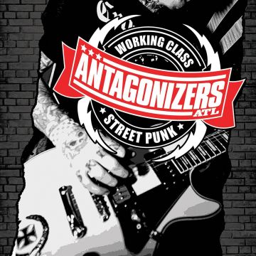 ANTAGONIZERS ATL - WORKING CLASS STREET PUNK (BLACK & RED SPLIT COLORED VINYL)