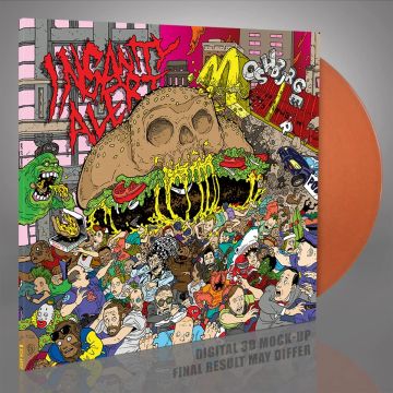 INSANITY ALERT - MOSHBURGER (TRANSPARENT ORANGE VINYL)
