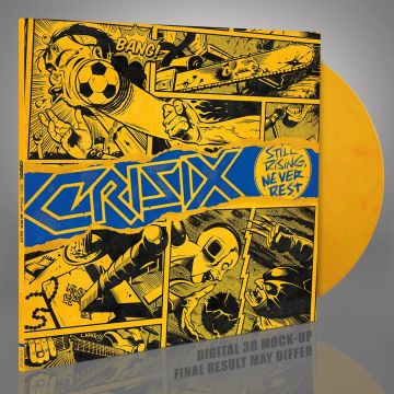 CRISIX - STILL RISING... NEVER REST (YELLOW, RED & ORANGE VINYL)
