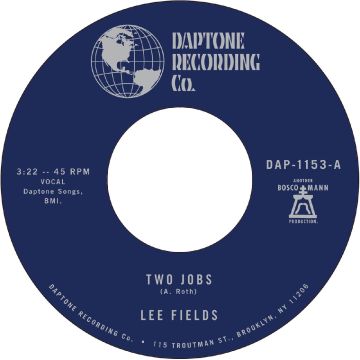 LEE FIELDS - TWO JOBS B/W SAVE YOUR TEARS FOR SOMEONE NEW