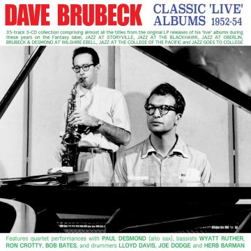 DAVE BRUBECK - CLASSIC LIVE ALBUMS 1952-54