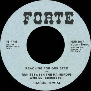 SHARON REVOAL - REACHING FOR OUR STAR B/W RUN BETWEEN THE RAINDROPS (WHILE MY TEA