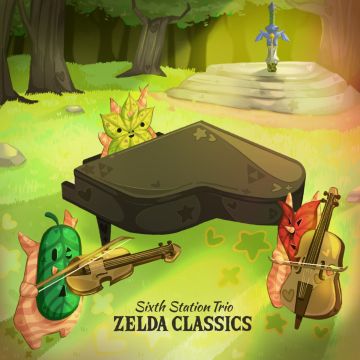 SIXTH STATION TRIO - ZELDA CLASSICS (HAND POURED SPRUCE GREEN VINYL)