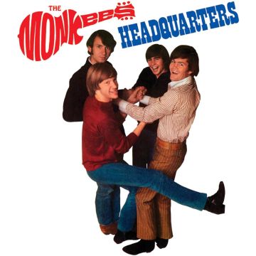 MONKEES - HEADQUARTERS (TRANSLUCENT RED VINYL/55TH ANNIVERSARY MONO EDITION