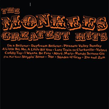 MONKEES - GREATEST HITS (ORANGE HALLOWEEN HAND-POUR SWIRL VINYL/1969 COVER