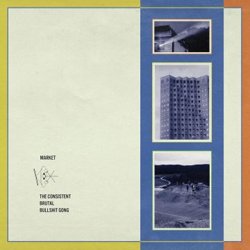 MARKET - CONSISTENT BRUTAL BULLSHIT GONG (TRANSPARENT DARK BLUE VINYL)