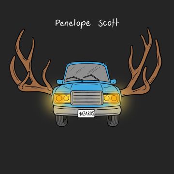 PENELOPE SCOTT - HAZARDS (WHITE & BLACK A-SIDE/B-SIDE VINYL)