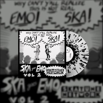 SKATUNE NETWORK - SKA GOES EMO: VOL. 2 (WHITE W/BLACK SPLATTER VINYL)