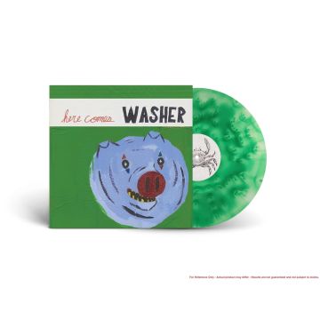 WASHER - HERE COMES WASHER (CLOUDY GREEN VINYL)