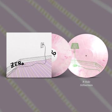 COMPUTER - ZERO (PINK/CREAM BLEND WITH GREEN SILKSCREEN B-SIDE DESIGN VINYL)