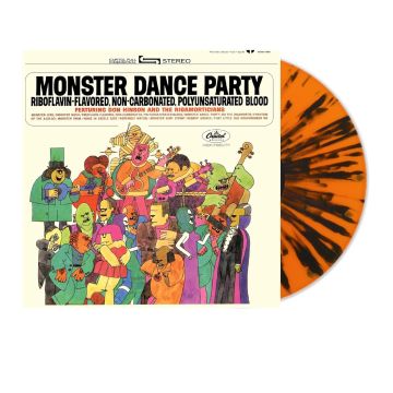 HINSON,DON & THE RIGAMORTICIANS - MONSTER DANCE PARTY (ORANGE & BLACK PUMPKIN SPLATTER VINYL)