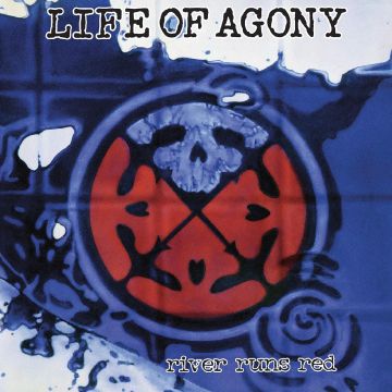 LIFE OF AGONY - RIVER RUNS RED (CLEAR WITH RED & BLUE SWIRL VINYL)