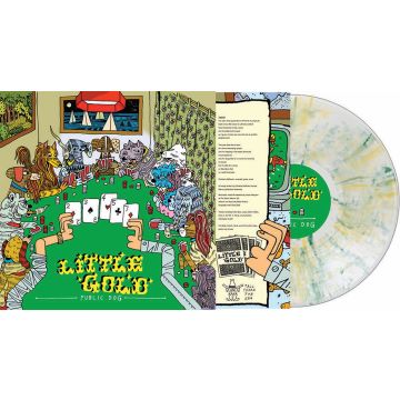 LITTLE GOLD - PUBLIC DOG (YELLOW & GREENW SWIRL VINYL)
