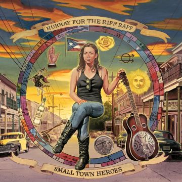 HURRAY FOR THE RIFF RAFF - SMALL TOWN HEROES (PINK ACID WASH VINYL)
