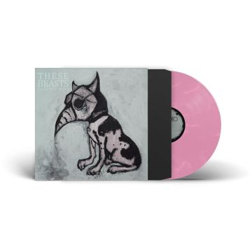THESE BEASTS - CARES WILLS WANTS (PINK MARBLED VINYL)