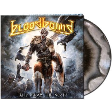 BLOODBOUND - TALES FROM THE NORTH (BLACK & WHITE MARBLE VINYL)
