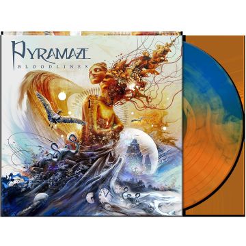 PYRAMAZE - BLOODLINES (ORANGE/BLUE MARBLED VINYL)
