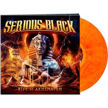 SERIOUS BLACK - RISE OF AKHENATON (RED/ORANGE MARBLED VINYL)