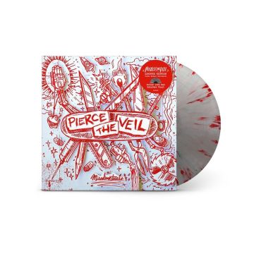 PIERCE THE VEIL - MISADVENTURES (SILVER WITH RED SPLATTER VINYL)