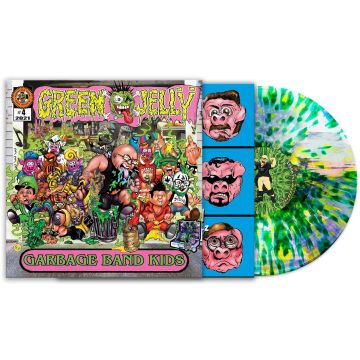 GREEN JELLY - GARBAGE BAND KIDS (GREEN & YELLOW SPLATTER VINYL)