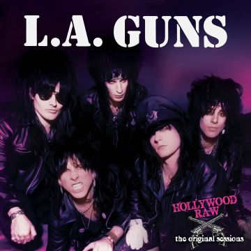 L.A. GUNS - HOLLYWOOD RAW - ORIGINAL SESSIONS (PURPLE/BLACK VINYL)