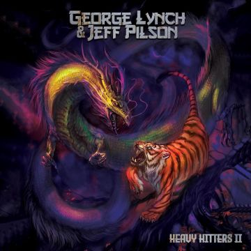 GEORGE; JEFF PILSON LYNCH - HEAVY HITTERS II (SILVER/PURPLE SPLATTER VINYL)