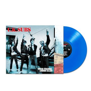UK SUBS - MUSIC MACHINE LONDON 8/8/80 (BLUE VINYL)