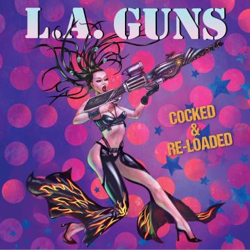 L.A. GUNS - COCKED & RELOADED (PURPLE/WHITE VINYL)